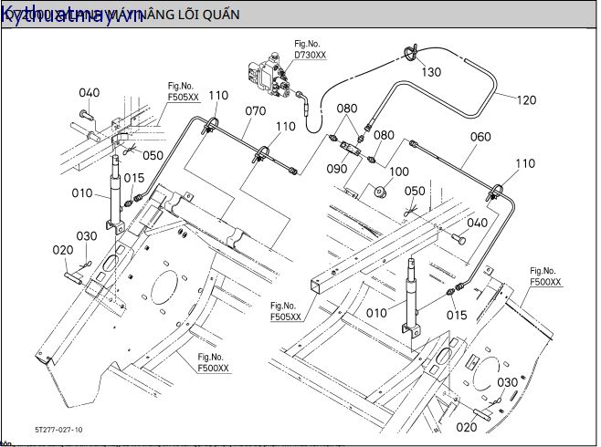 xilanh máy nâng lõi quấn